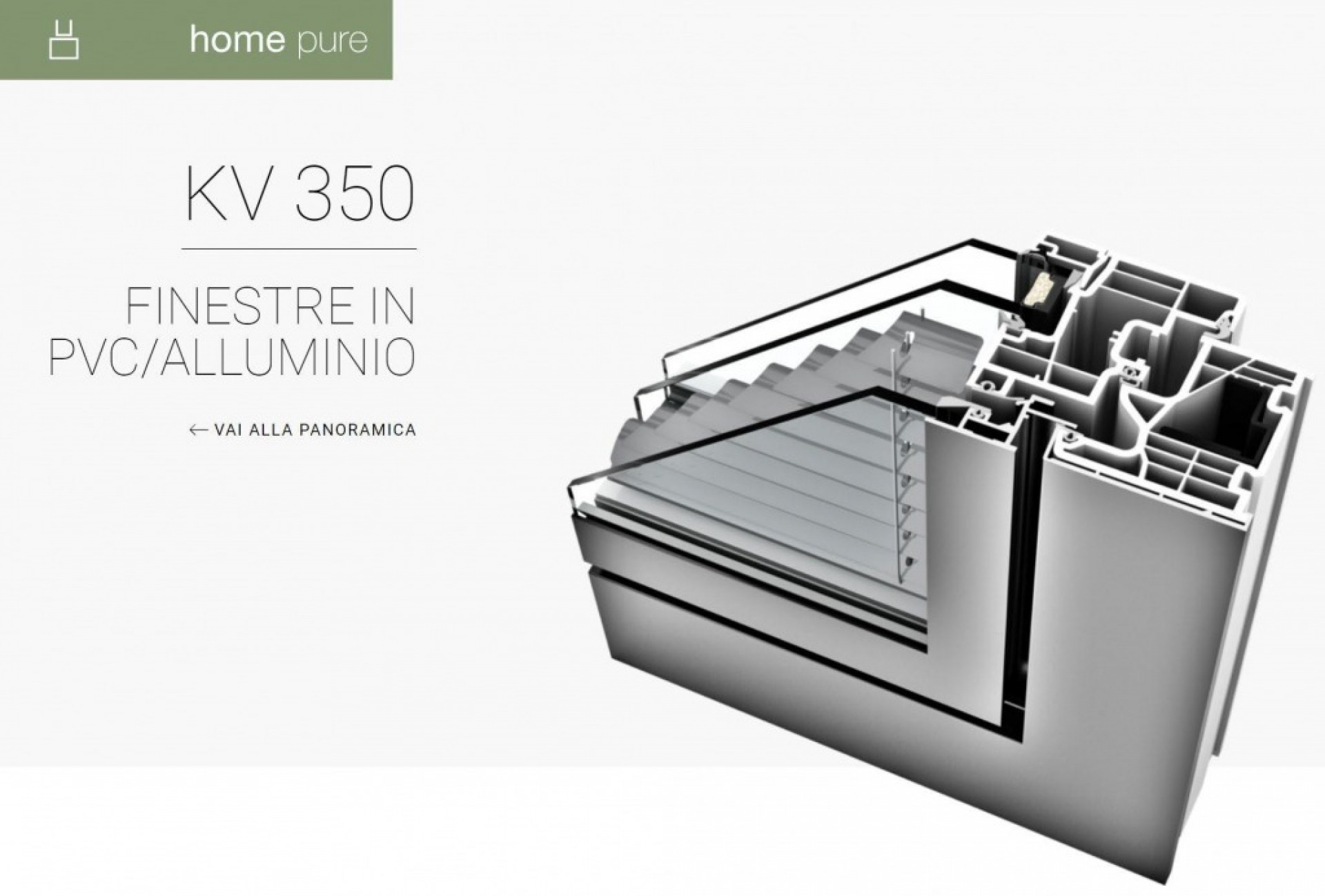 KV 350 FINESTRE IN PVC/ALLUMINIO