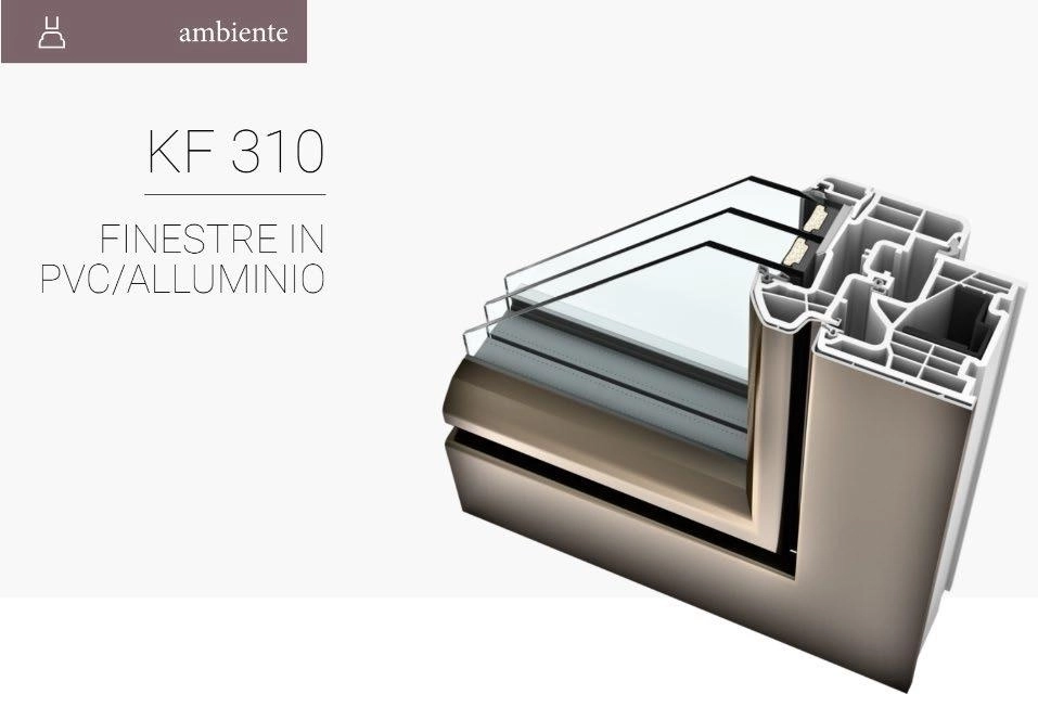 finestra pvc alluminio kf310