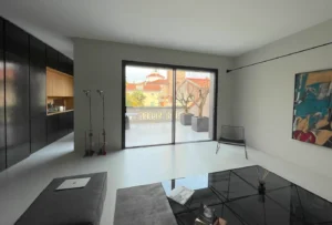 Serramento scorrevole in alluminio Schuco