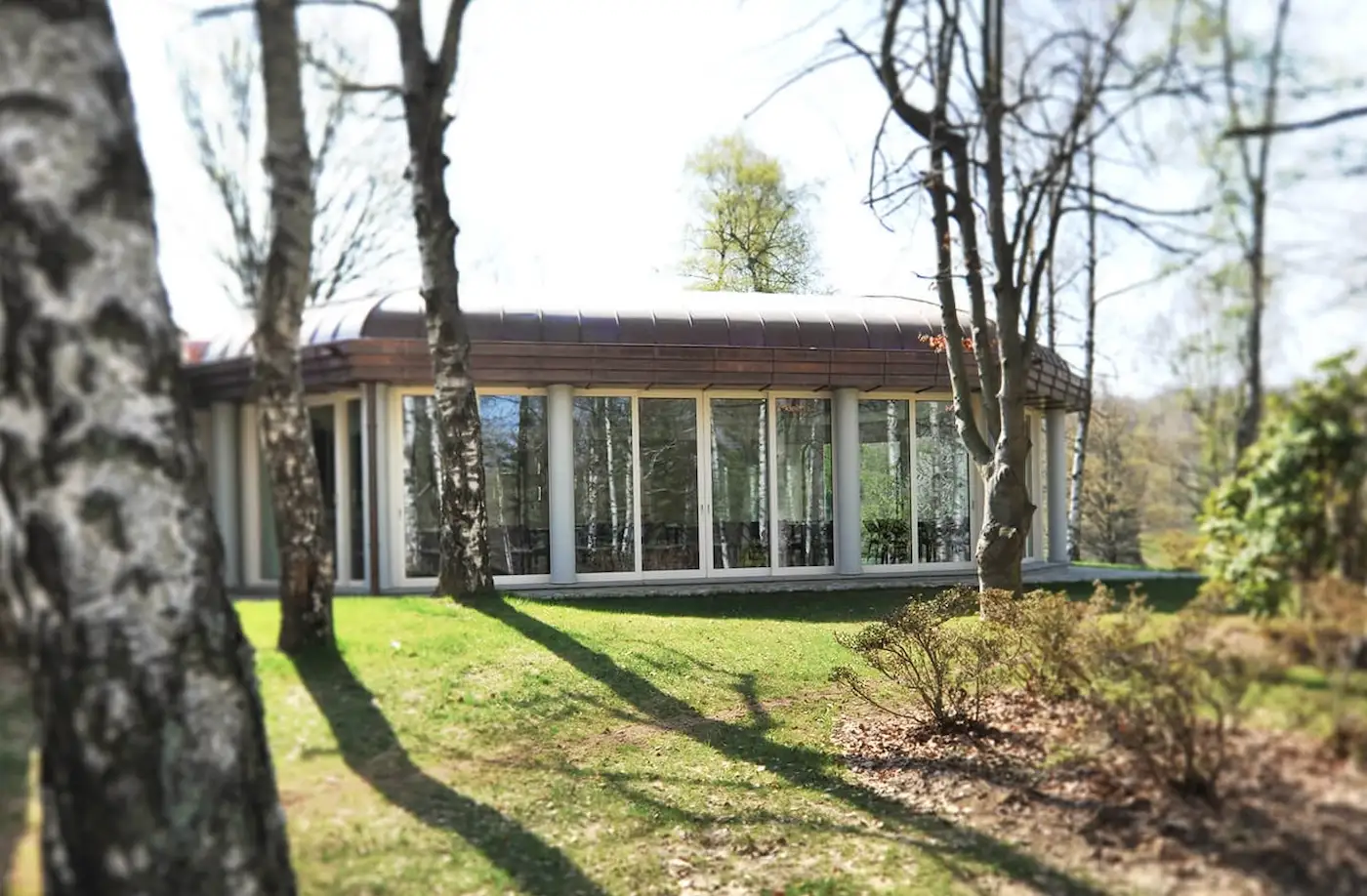 vetrate su giardino biella